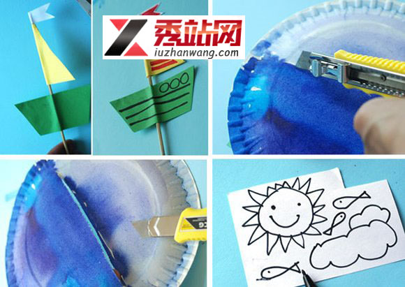 手工做帆船玩具的方法 可以让它在大海上航行 -  www.shouyihuo.com