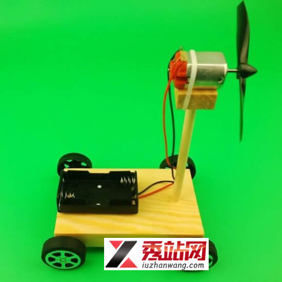 自制电动风力战车教程 手工风力电动车的做法 -  www.shouyihuo.com