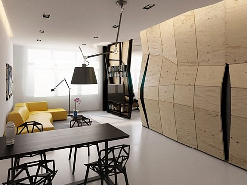俄罗斯设计师Vlad Mishin的多用途隔间室内设计作品